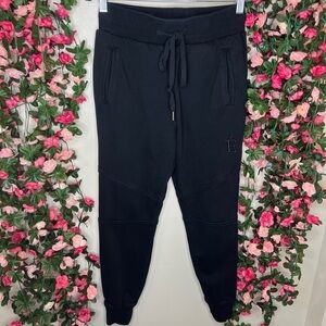 🌹Etalon by Steve Canar Black Jogger Sweatpants Womens Large Fitness Gym Lounge